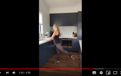 Get Strong legs with moves you can do in the Kitchen